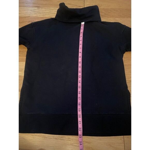 Athleta women's black cowl neck athletic comfort long sleeve pullover sweater XS - Picture 5 of 6